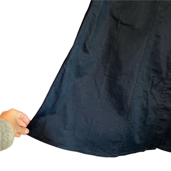 NWT! Uniqlo black chino front button long skirt. - Picture 7 of 10